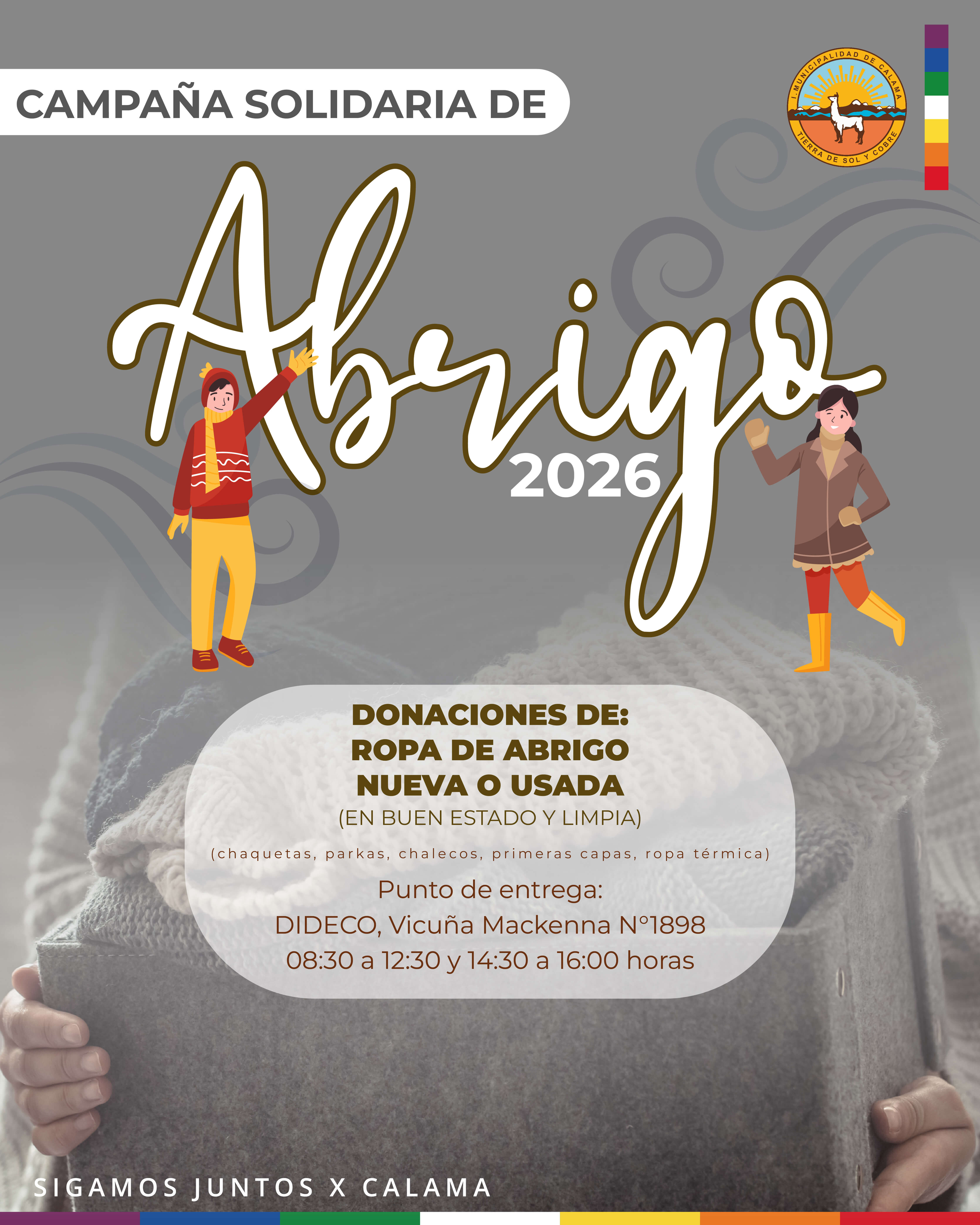 MUNICIPIO LANZA CAMPAÑA SOLIDARIA DE ABRIGO 2026