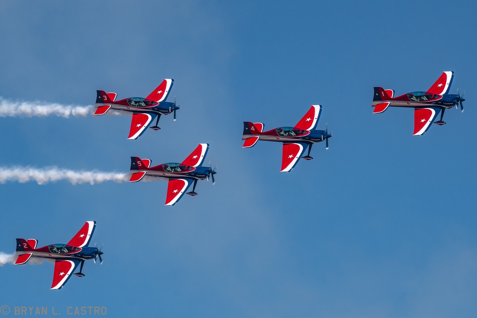 “HALCONES” DE LA FACH DELEITARÁN EN LOS CIELOS DE CALAMA
