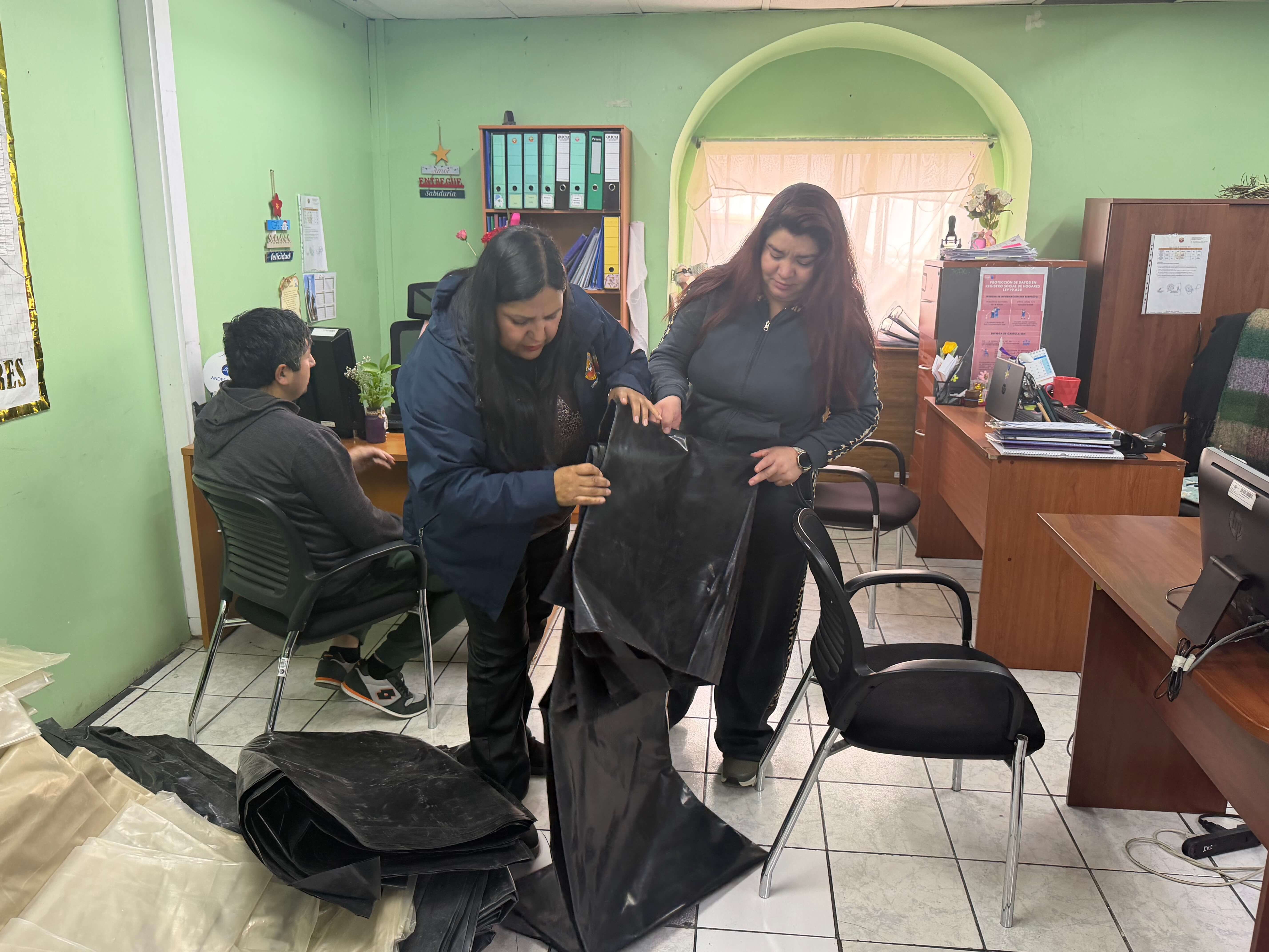 AMPLIO OPERATIVO REALIZA LA MUNICIPALIDAD POR POSIBLES PRECIPITACIONES EN LA ZONA