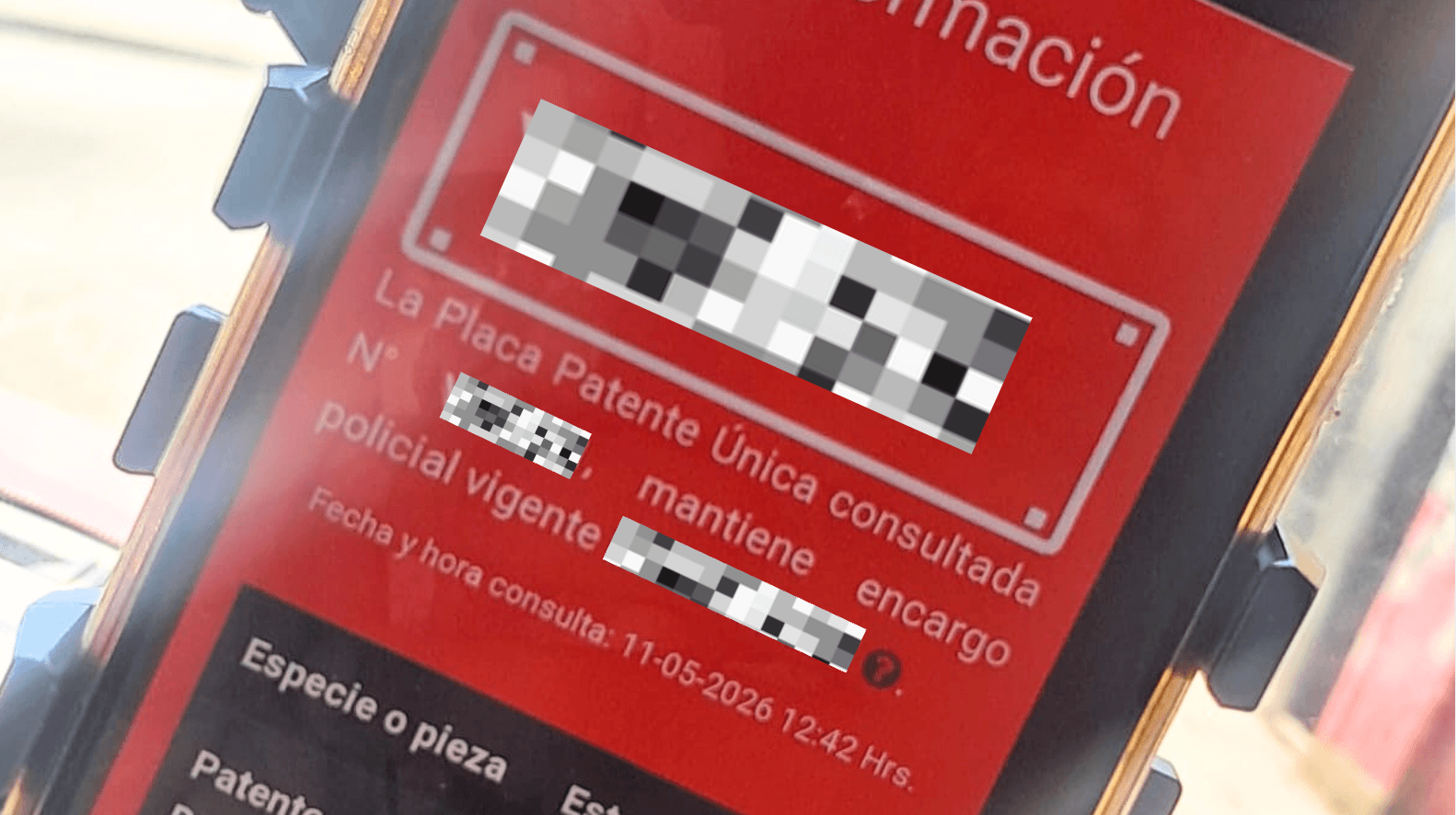 SEGURIDAD PÚBLICA DETECTA VEHÍCULO CON ENCARGO POR ROBO EN CALAMA MEDIANTE DE APLICACIÓN SAFE BY WOLF