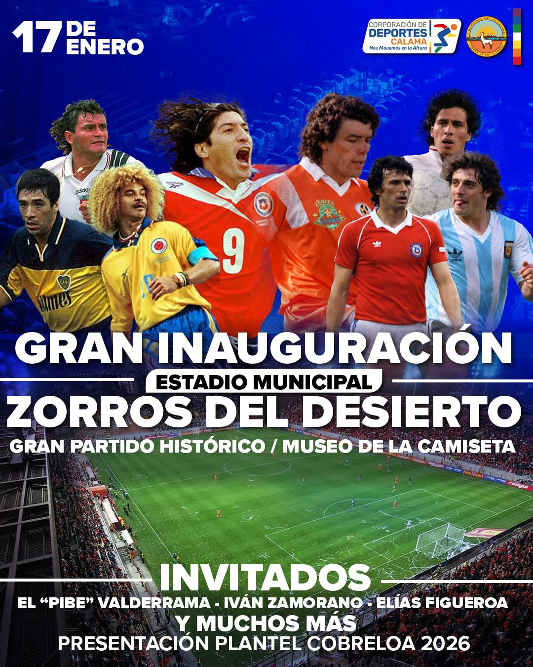 CONCEJO MUNICIPAL APRUEBA 150 MILLONES PARA LA INAUGURACIÓN DEL ESTADIO ZORROS DEL DESIERTO CON UN ESPECTÁCULO DEPORTIVO